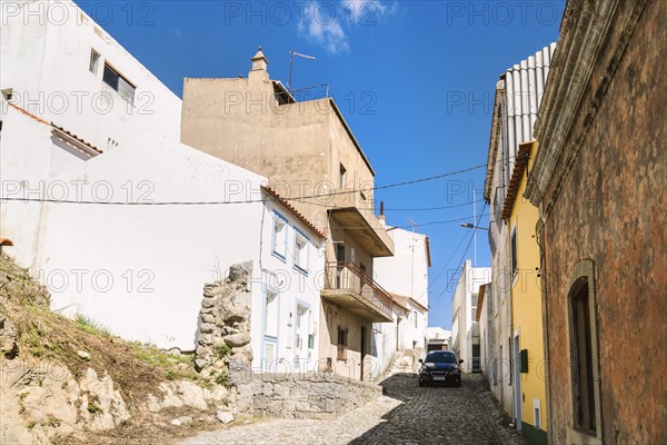 Whitewashed architecture of mountainous Monchique