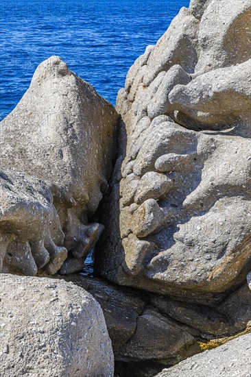 Bizarre rocks in the bay off Sant Andrea