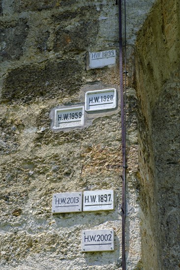 Flood marks