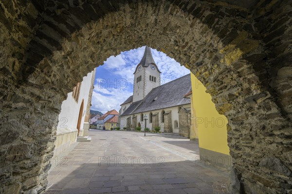 Town gate at the hospital church