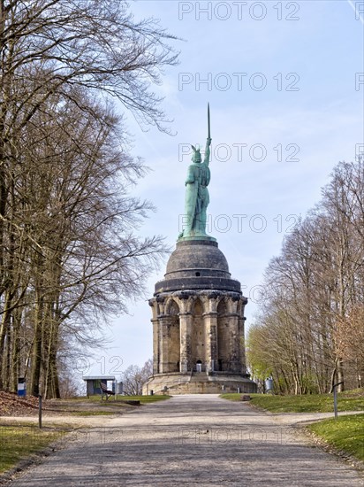 Colossal statue Hermann Monument by Ernst von Bandel