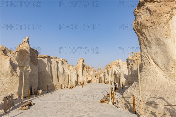 Entrance to the Al Qarah mountain