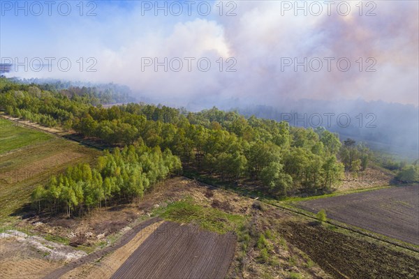 Fire in Goldenstedt Moor