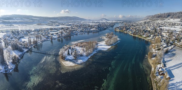 The Werd archipelago in the westernmost part of Lake Constance