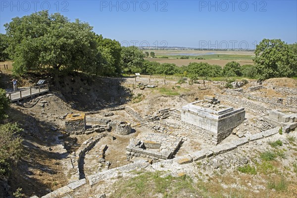 The Altar Square in the Ancient Site of Troy