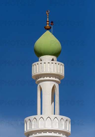 Minaret of White Islamic Mosque