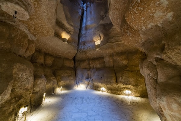 Cave at Al Qarah mountain