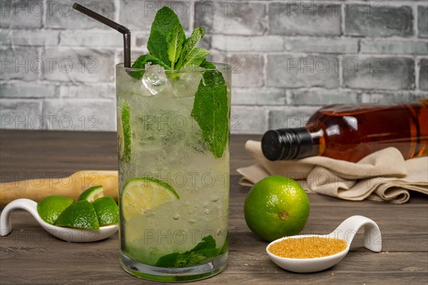 Cool summer mojito