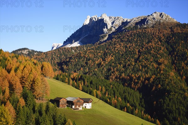 Autumn landscape at the Wuerzjoch