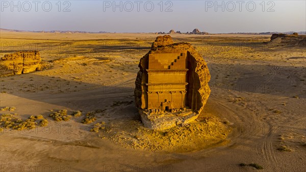 Aerial of the Tomb of Lihyan son of Kuza