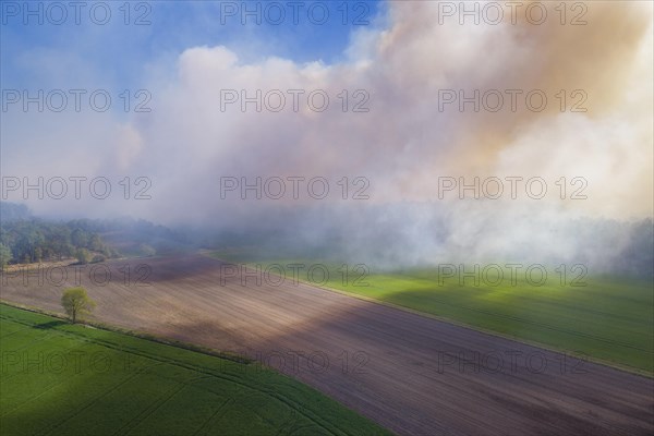 Fire in Goldenstedt Moor