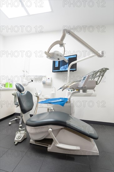 Modern dental practice. Dental chair