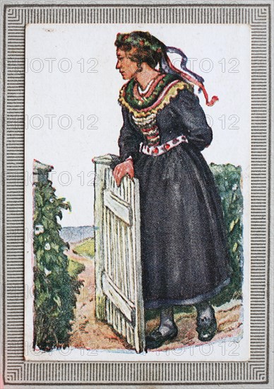 Traditional Costumes in Germany in the 19th century