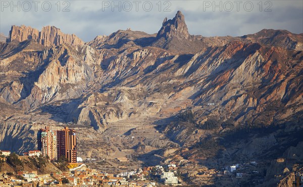 La Paz in the gorge of the Rio Chokeyapu