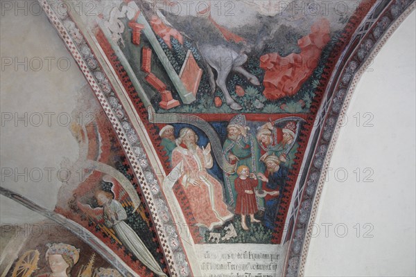 The Bressanone Cloister at the Cathedral of the Assumption of Mary and St. Cassian in Bressanone