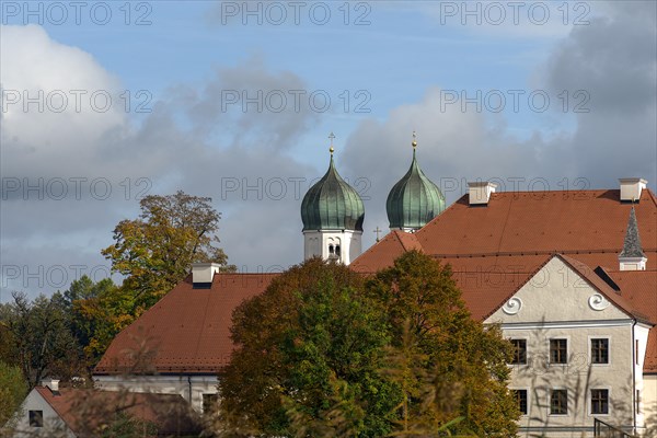 Seeon Monastery with the St. Lambert Monastery Church