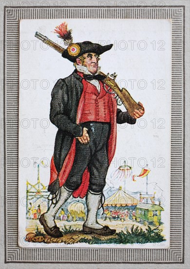 Traditional costumes in Germany in the 19th century
