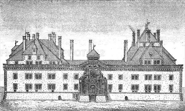The Augustusburg in its former shape in front of 1850