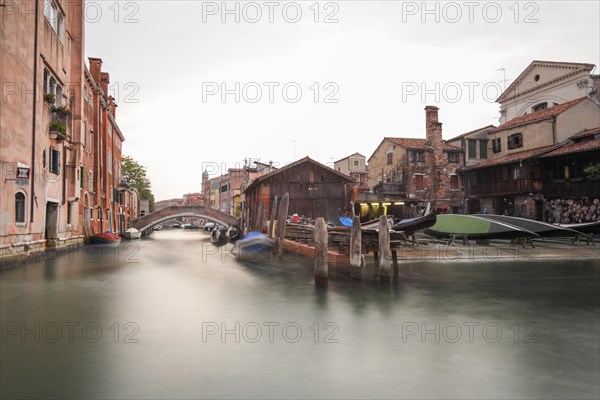 Gondola shipyard at San Trovaso in the Dorsoduro district