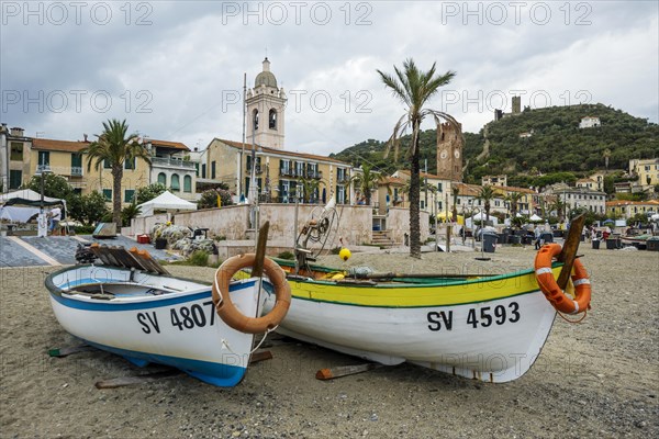 Fishing boats on the beach