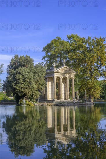 Temple of Asclepius in the Villa Borghese Park