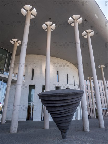 Sculpture in front of Konzerthaus Freiburg