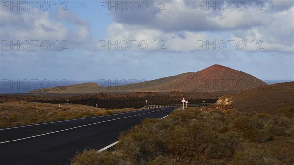 Brown lava scree