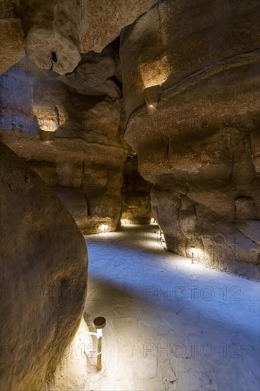 Cave at Al Qarah mountain