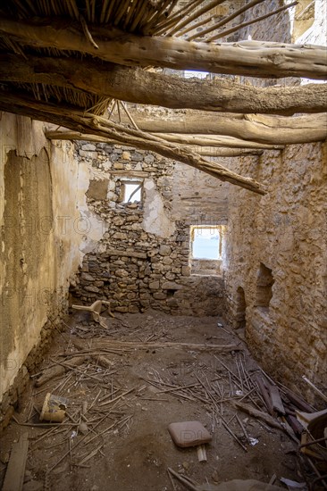 Dilapidated castle of Astypalea