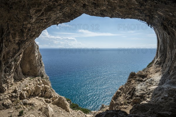 Cave and sea