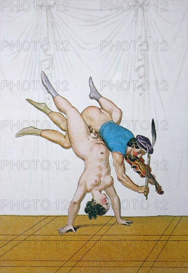 Erotic scene from the Victorian era