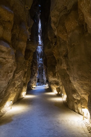 Cave at Al Qarah mountain