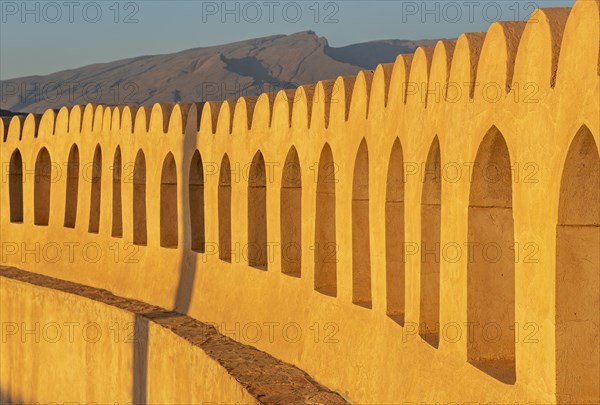 Nizwa Fort walls