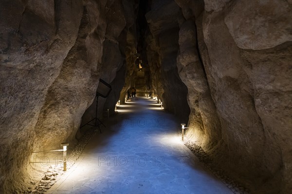 Cave at Al Qarah mountain