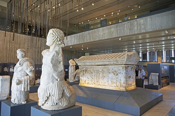 Sarcophagus from the ancient excavation site of Troy