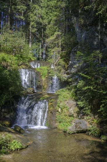 Waterfall in the Graggerschlucht