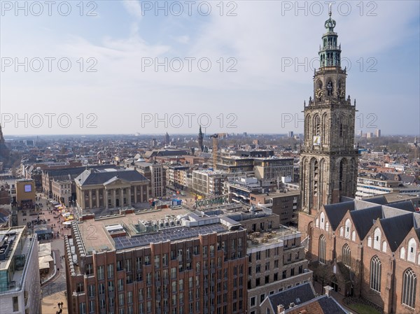 View from the terrace of the Forum Cultural Centre onto the Martinitoren