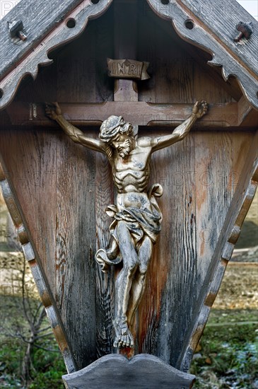 Wooden crucifix