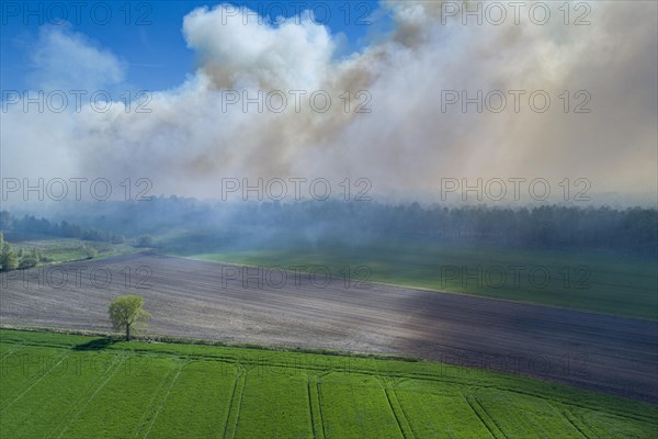 Fire in Goldenstedt Moor