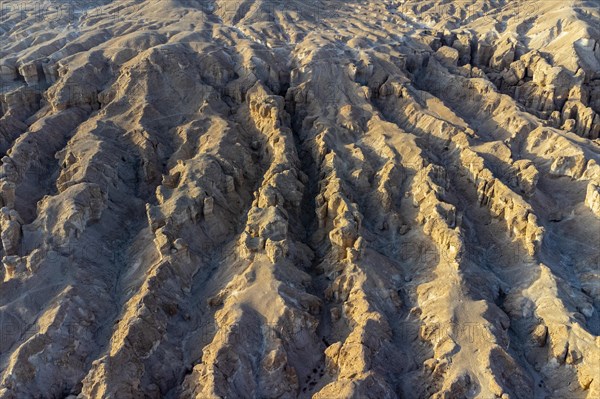 Aerial of the Al Qarah mountain