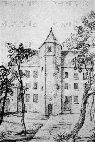Historical view of Ermreuth Castle