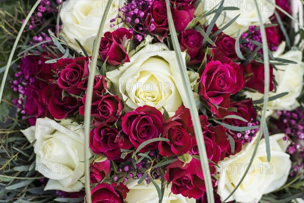 Bouquet with colourful roses