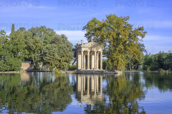 Temple of Asclepius in the Villa Borghese Park