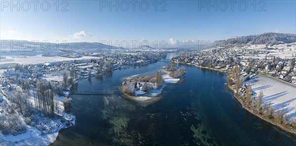 The Werd archipelago in the westernmost part of Lake Constance