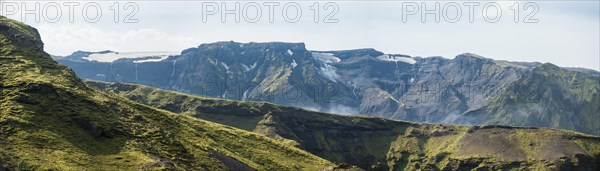 Hilly volcanic landscape