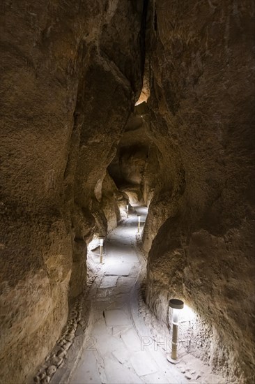 Cave at Al Qarah mountain