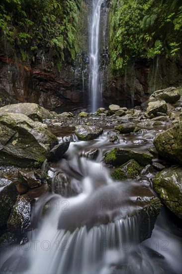 River and waterfall Cascata das 25 Fontes