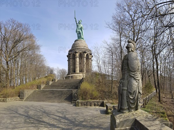 Colossal statue Hermann Monument by Ernst von Bandel