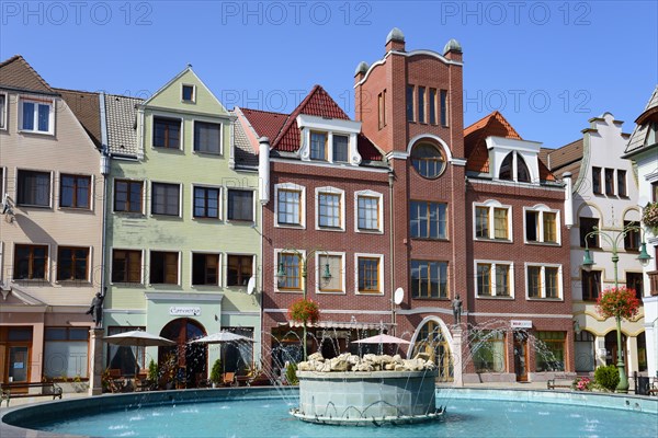 Millennium Fountain and Houses on Europe Square