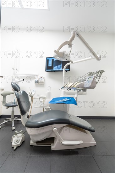 Modern dental practice. Dental chair